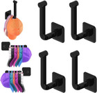 4 Pack Hat Organizer for Wall Storage, Adhesive Hat Rack Hat Hooks Hat Hanger, S