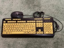 Adesso AKB-132UY Desktop Keyboard and Mouse - Wired