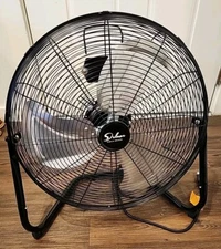 Simple Deluxe 20" Industrial Floor Fan 3-Speed Metal Air Circulator