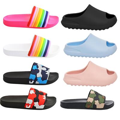 Kinder Sliders Kinder Jungen Mädchen Sommer Pool Strand Slipper Flip Flop Sandalen