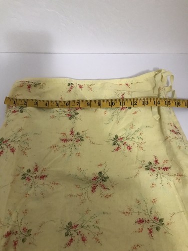 Max Studio Skirt Women's Size 8 A-Line Yellow Floral Lined Coastal Core Prairie - Picture 4 of 5