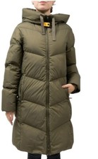 Parajumpers Women's Rindou Puffer Toubre Olive Green Parka Coat Size Medium