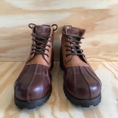 GH Bass Falcon Waterproof Duck Boots Mens 13M Brown Leather Lace Up
