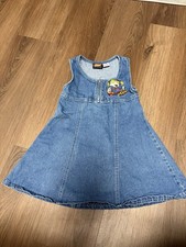 Vtg Nickelodeon 90s Denim Dress Rugrats Rocko  s Modern Life Kablam Alex Mack