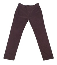NWT Superdry Organic Cotton Core Slim Burgundy Chino Trousers Men's 32x30