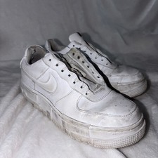 Nike Air Force 1 Pixel Triple White AF1 Low Shoes Women Size 8 CK6649-100 Retro
