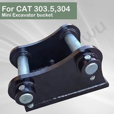 For CAT 304 303.5 Mini Excavator bucket ears Weld base plate and 40 mm pins