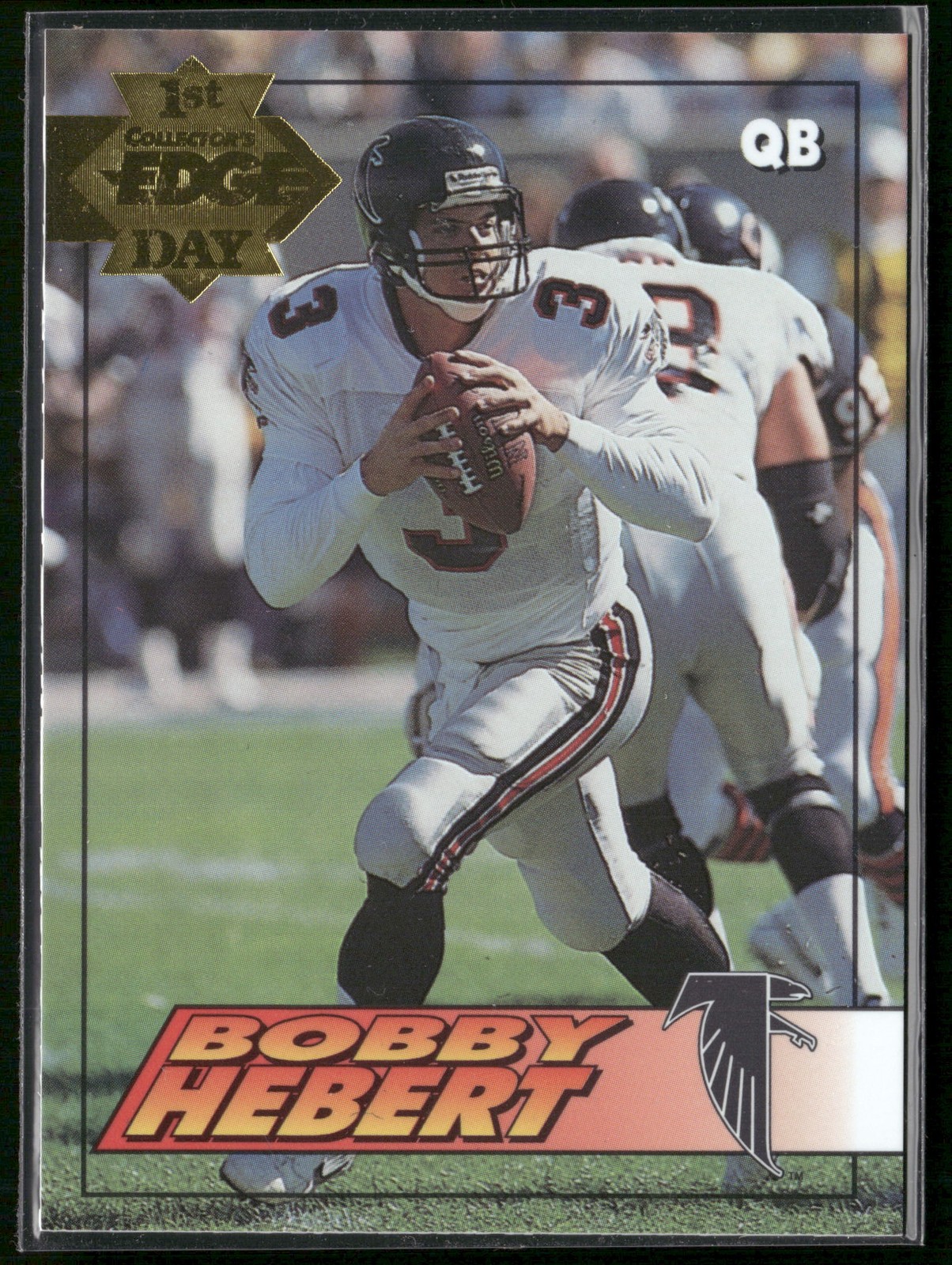 1994 Collector's Edge #4 Bobby Hebert 1st Day Gold Falcons
