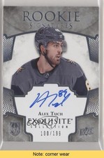 2017 Upper Deck Ice Exquisite Rookie Signatures 100/199 Alex Tuch Auto READ 7ci