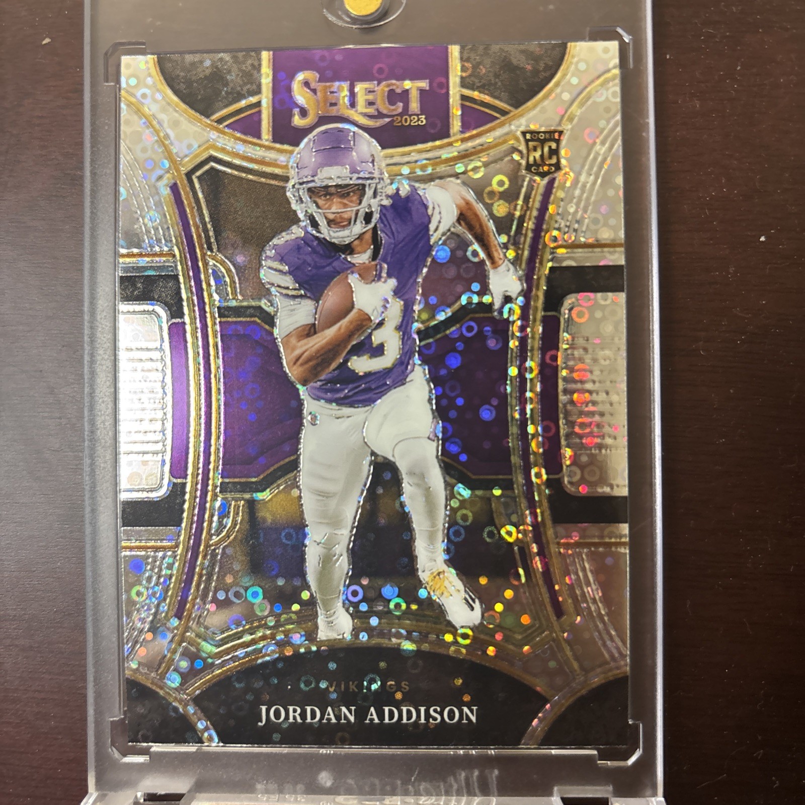 2023 Panini Select - Suite Level Jordan Addison #462 Disco Prizm (RC)