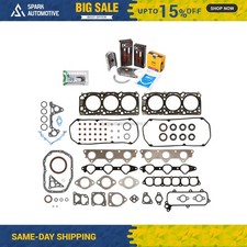 Full Gasket Set Bearings Rings Fit 99-03 Dodge Chrysler Mitsubishi 3.0l Sohc