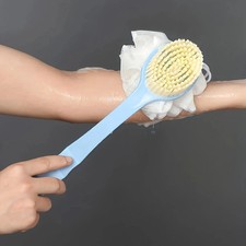 Long Handle Body Scrubber Shower Brush for Exfoliating Back Washing