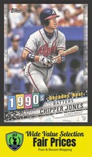 2020 Topps Decades' Best Chipper Jones #DB-59 Atlanta Braves Baseball Card