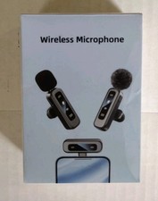 Wireless Microphone Mini Mic for iPhone/Android Phone, set of Two mic's
