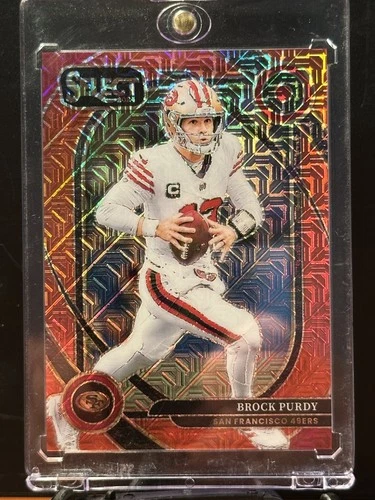 2024 Panini Select Club Level Prizm- [Red Mojo] Brock Purdy /49 #226 49ers