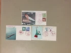 Three Japan ATHLETIC MEETINGS fdc with two stamps