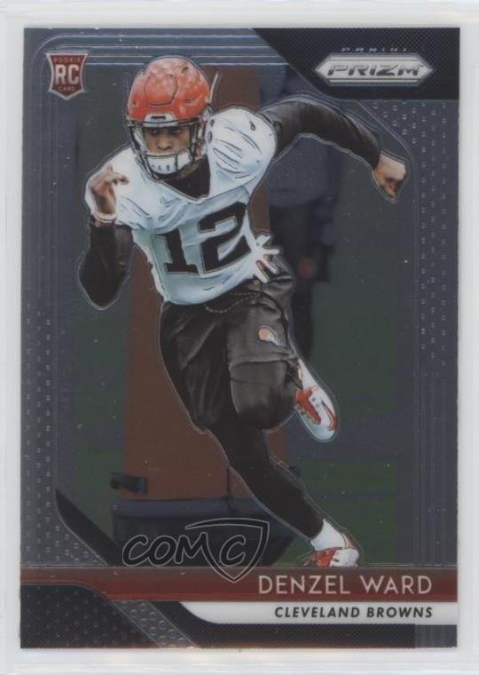 2018 Panini Prizm Rookie Denzel Ward #241 w1s