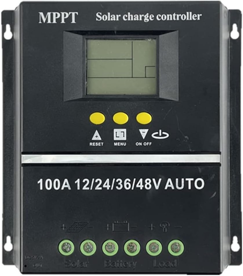 Regolatore Solare PWM 100A 12V/24V/48V | Pannello Fotovoltaico LCD