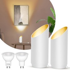 2 PCS Up Lights Indoor Floor Can Light 6W 3000K GU10 LED Spotlight White