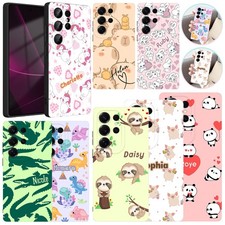 Animal Cartoon Custom Phone Case For Samsung Galaxy S24 FE S25 A16 Frosted Cover