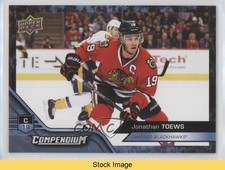 2016-17 Upper Deck Compendium Blue Jonathan Toews #60 READ 1hc0