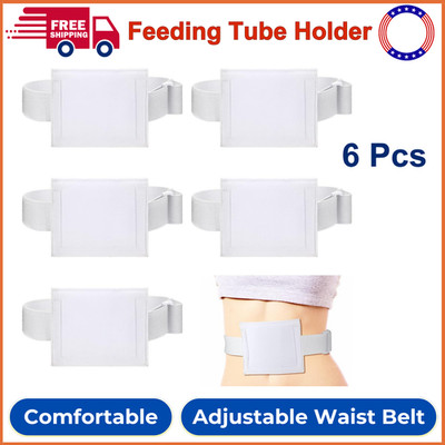6 Pcs Feeding Tube Holder Elastic G Tube Holder Belt Comfortable Peg Tube Supply