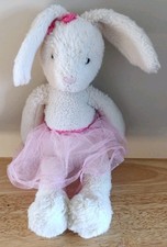 Jellycat Belle Bunny Ballet Cream Pink Tutu Rabbit - VG