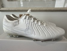 RARE Nike Tiempo Legend 10 Elite FG 'Triple White' Special Edition Size US 10