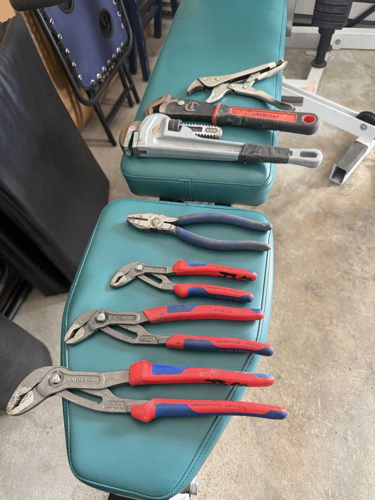 KNIPEX Tools LP 9K-00-80-05-US Cobra Pliers Set - 3 Pieces