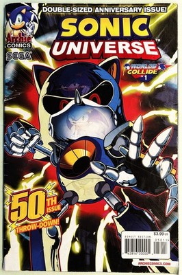 SONIC UNIVERSE Comic #50 May 2013 FORGED IN FIRE MECA-SONIC Bagged & Boarded VG