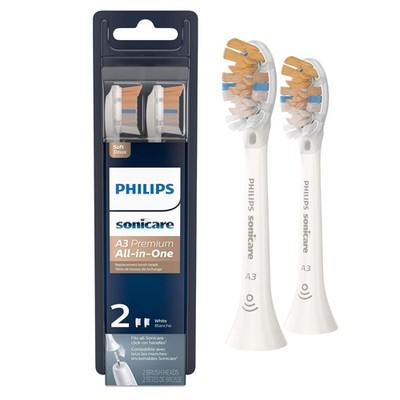 Philips. Sonicare A3 Premium Ersatz-Zahnbürstenköpfe HX9092/65 - 2er Pack.