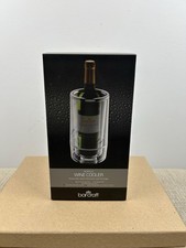 Bar Craft Clear Acrylic Wine Cooler Double wall one chilled bottle wine cooler