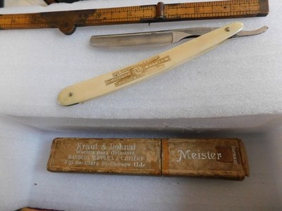 Unique Geo Wostenholm & Sons 80 4/8 G.Felix Solingen Straight Razor w/Box