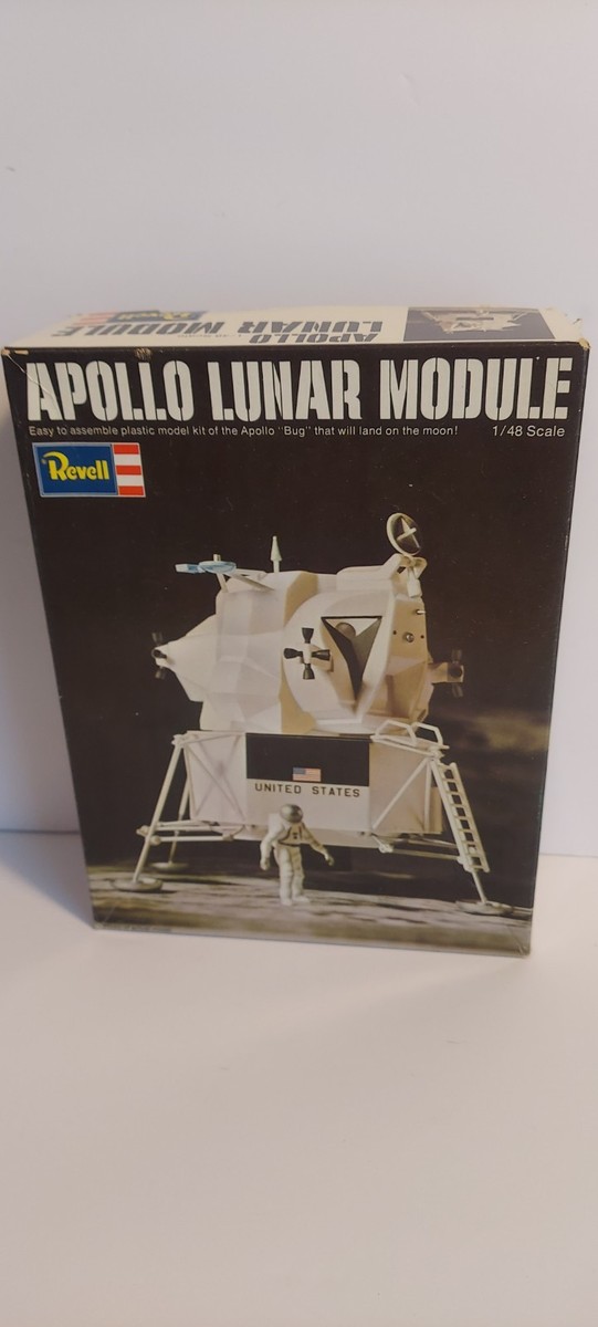Vintage 1969 Revell Unbuilt Apollo Bug Lunar Module 1:48 Scale