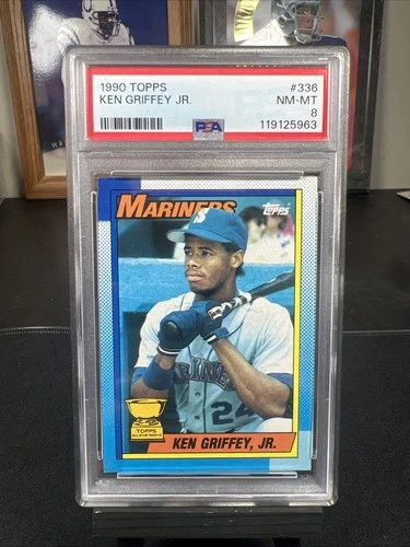1990 Topps - Ken Griffey Jr Topps All Star Rookie #336 PSA 8