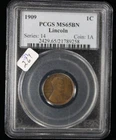 New Listing1909 Lincoln Cent 1c PCGS MS65 Brown