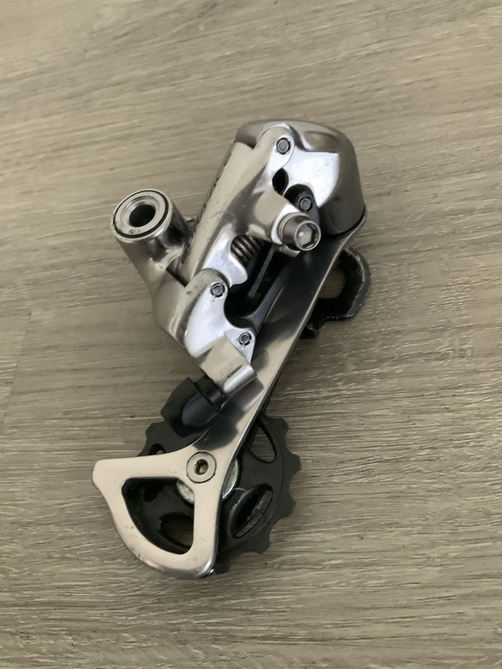 SHIMANO DURA ACE REAR DERAILLEUR 7800 10 OR 9 SPEED LONG CAGE - Image 2 of 4
