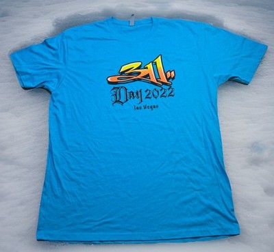 311 Day Three Eleven T-Shirt NEW Tour Concert Las Vegas 3-11-22 XL