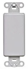 Leviton Gray Blank Decora Wall Plate Adapter Insert Home Lighting Accessory