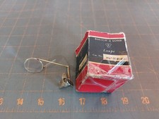 VINTAGE B L BAUSCH  LOMB CLIP-ON WATCHMAKER JEWELER LENS LOUPE 3.5 w Box