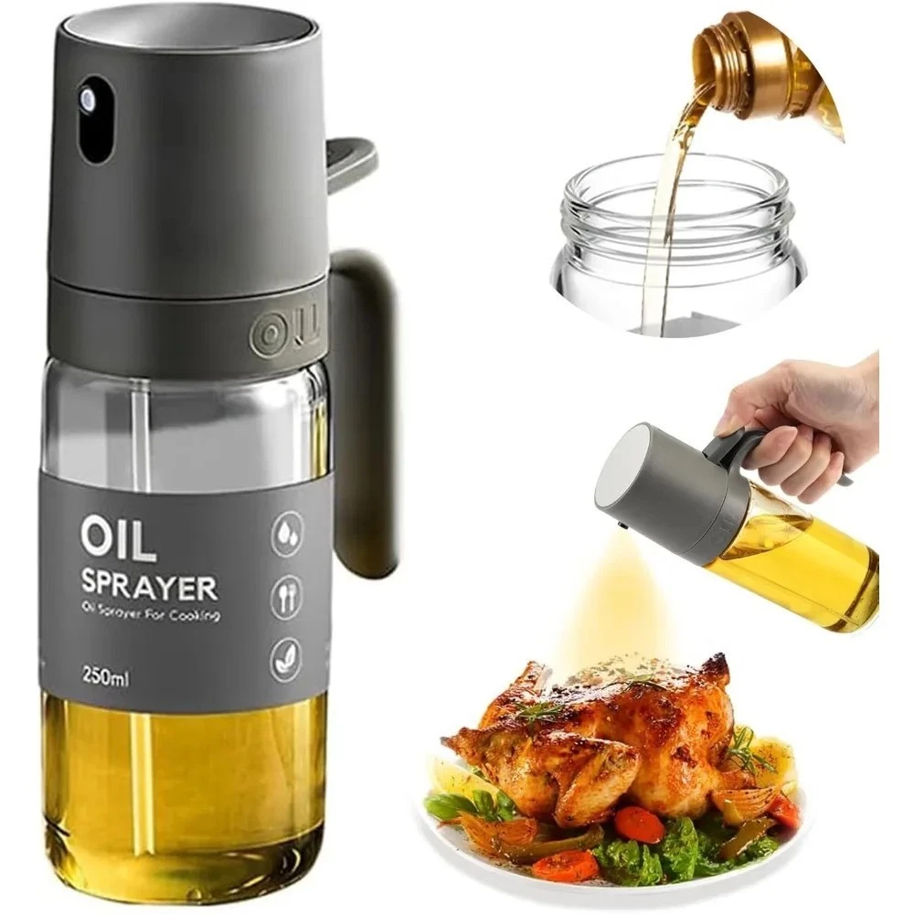250ml Refillable Oil Sprayer Bottle Fine Mist Spray Dispenser for Cooking
Opens in a new window or t