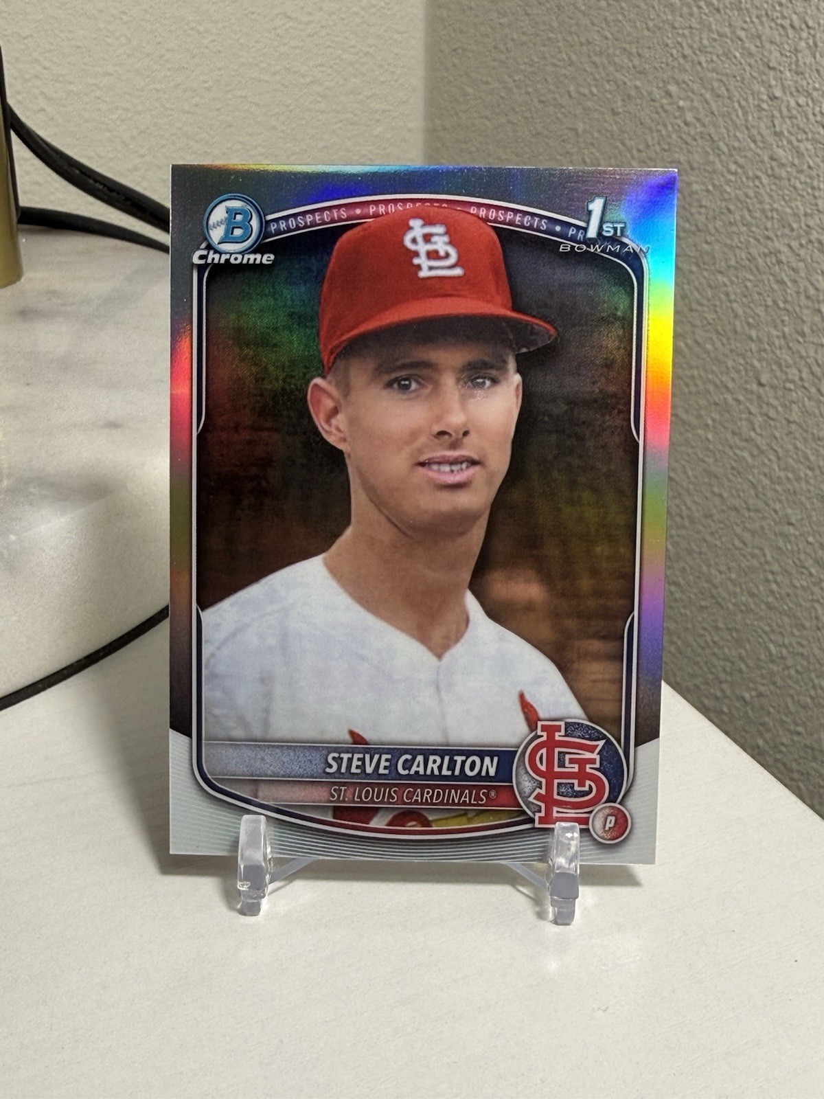 Steve Carlton 2025 Bowman #BCP-152 Chrome Retrofractor (1st) Price