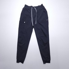 Fabletics High Rise On-Call Scrub Jogger Pants Size Medium Black Stretch Nursing
