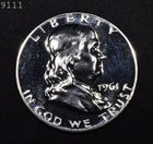 1961 P Franklin Half Dollar "Proof"*