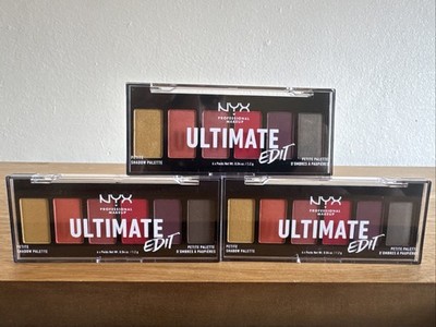 Lot3 NYX Ultimate Edit Petite Eyeshadow Palette #03 Phoenix Matte Shimmer