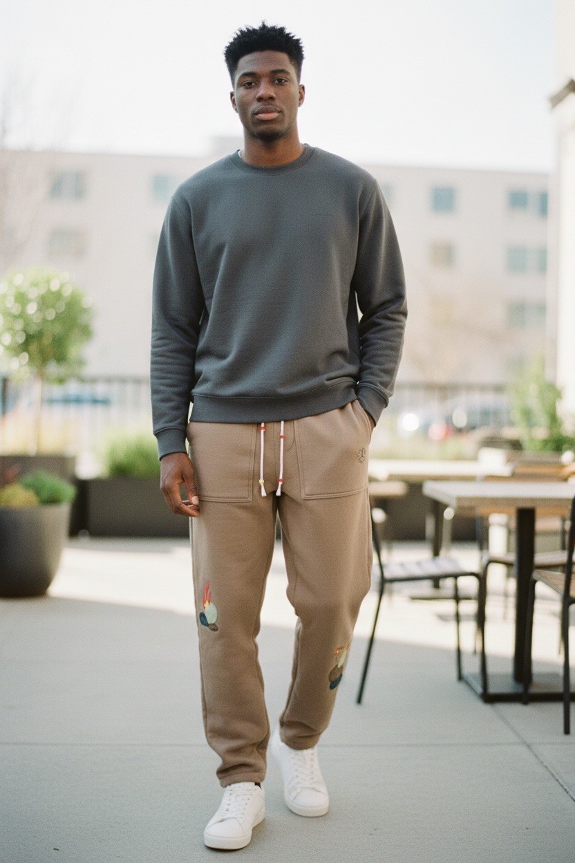 Size XXL • Jordan x Travis Scott • Archeo Brown Fleece Pants