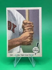 1959 Fleer Ted Williams #33 Another Triple Crown Clean No Creases