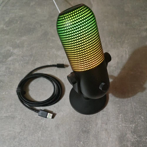 Razer Seiren V3 Chroma - RGB USB Microphone with Tap-to-Mute (Stream and Game