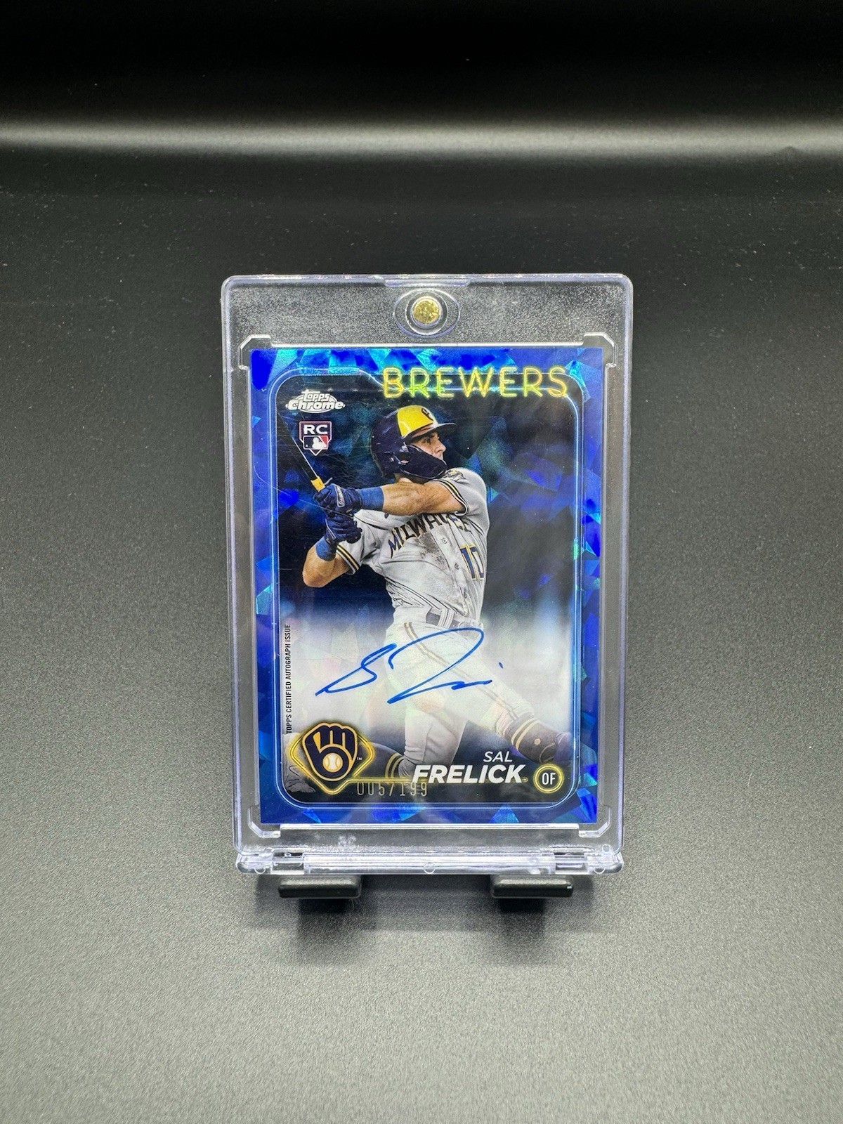 2024 Topps Chrome Sapphire Sal Frelick Auto RC /199