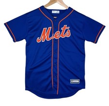 New York Mets MLB Genuine Merchandise Stitched Baseball Jersey Blue Youth Large